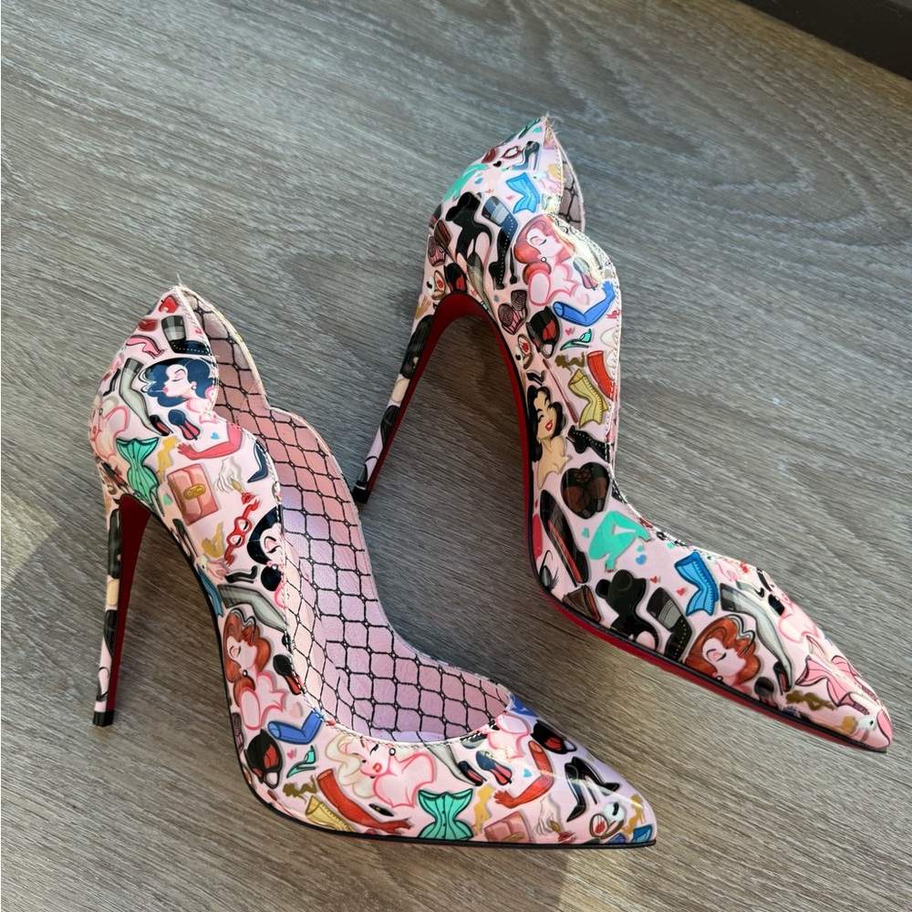 Christian Louboutin limited comic edition heels